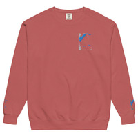 Unisex garment-dyed sweatshirt - Blue Birds - Thumbnail 36