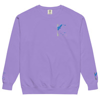 Unisex garment-dyed sweatshirt - Blue Birds - Thumbnail 39
