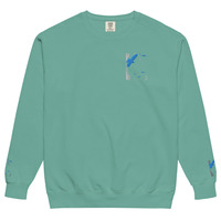 Unisex garment-dyed sweatshirt - Blue Birds - Thumbnail 40