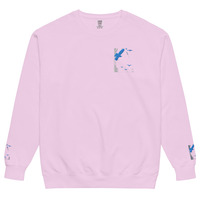 Unisex garment-dyed sweatshirt - Blue Birds - Thumbnail 41