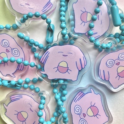 Chansey mini acrylic charm
