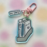 console acrylic charm - Thumbnail 1
