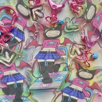 devil zukin ddr acrylic charm