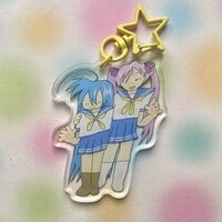 konata & kagami acrylic charm - Thumbnail 1