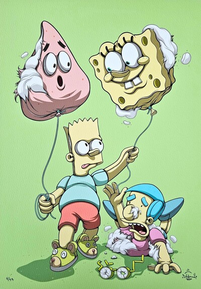 A3 Print by Dhani Barragan "Help when they need it"  