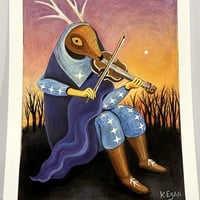 "Venus" by Kristen Egan Hand-Embellished, Limited Edition Print from "Land of the Low Sun" - Thumbnail 3