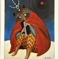 "Mars" by Kristen Egan Hand-Embellished, Limited Edition Print from "Land of the Low Sun" - Thumbnail 2
