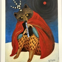 "Mars" by Kristen Egan Hand-Embellished, Limited Edition Print from "Land of the Low Sun" - Thumbnail 8