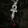 Vampire Ankh and Blood Drop Necklace Set-3
