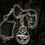 Celtic Crows and Pentacles Necklaces-4