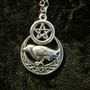 Celtic Crows and Pentacles Necklaces-1