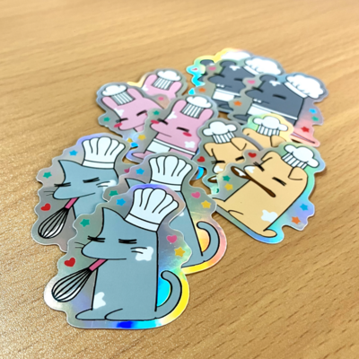 Bakers sticker set