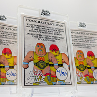 Hulk Hogan Wrestling Buddy Custom Relic Swatch Trading Card - Thumbnail 3