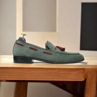 Handmade Moccasin Casual Light Weight Shoes, Men Loafers Suede Shoes - Thumbnail 2