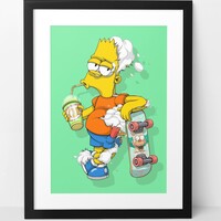 A3 Print by Dhani Barragan “Bart Deconstructed”   - Thumbnail 1