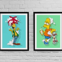 A3 Print by Dhani Barragan “Bart Deconstructed”   - Thumbnail 5