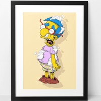 A3 Print by Dhani Barragan “Milhouse Deconstructed” - Thumbnail 1