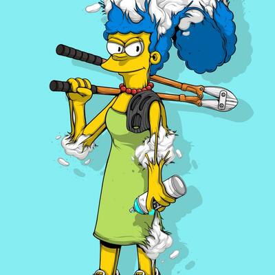 A3 print by dhani barragan “marge deconstructed”  - Thumbnail 1