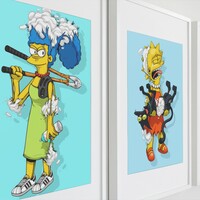 A3 Print by Dhani Barragan “Marge Deconstructed”  - Thumbnail 4