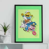 A3 Print by Dhani Barragan “Wiggum Deconstructed”  - Thumbnail 2