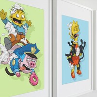 A3 Print by Dhani Barragan “Wiggum Deconstructed”  - Thumbnail 4