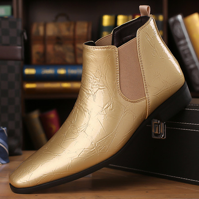 Men's slip on chelsea boots