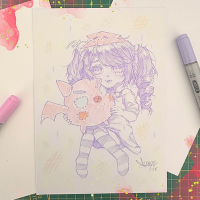 Villainess belle original art 09