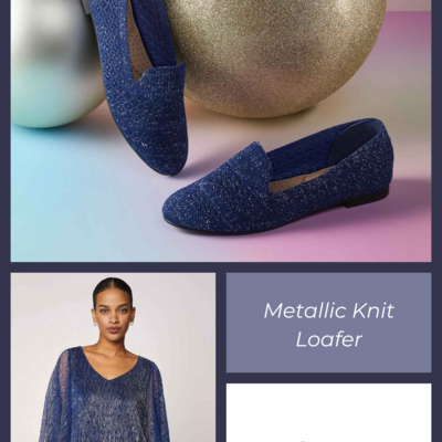 Metallic knit loafer - final sale - Thumbnail 5