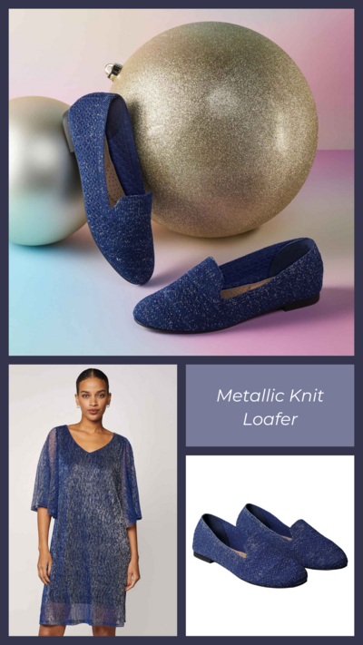 Metallic Knit Loafer - FINAL SALE