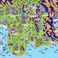 PKMN World Map Playmats - Thumbnail 1