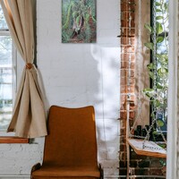 "Hollowed Tree Stump" Original acrylic painting by N.E.Thompson, artwork size 11x14 inches - Thumbnail 9