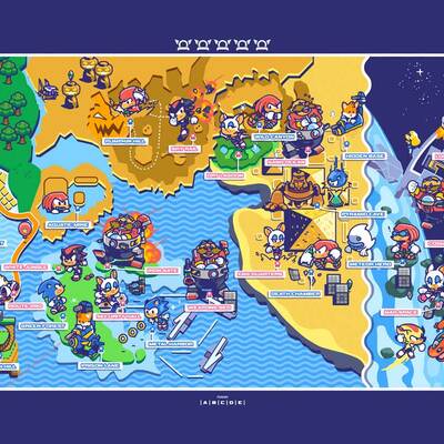 Sa2 battle map xl deskmat