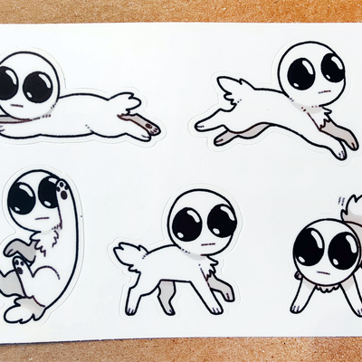 Tbh creature sticker sheet
