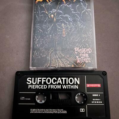 Suffocation - 'pierced from within' cassette