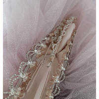 Halter Neck Rhinestone Cake Dress Party Dress - Thumbnail 8