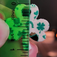 Shamrock earrings large A - Thumbnail 2