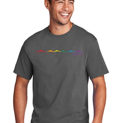 Denver pride rainbow mountain