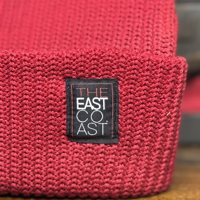 "who am i" beanie  red head