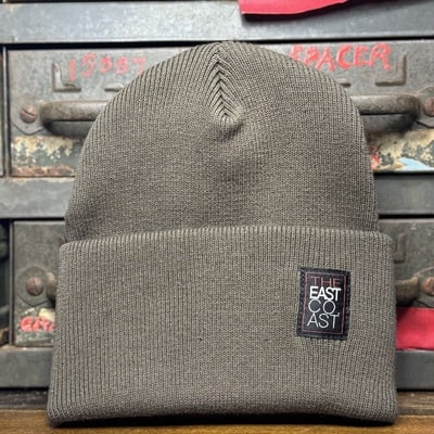 "who am i" beanie  skinny rib green - Thumbnail 2