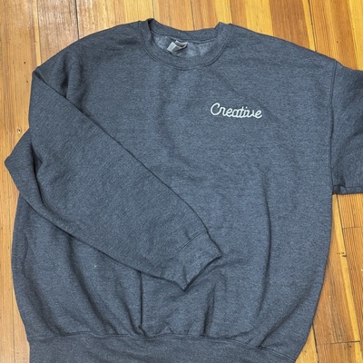 Creative grey crew 