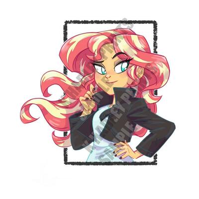 8x10 sunset shimmer