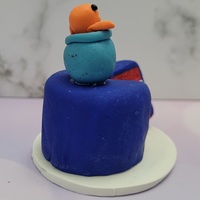 Blue and red cake - Thumbnail 2