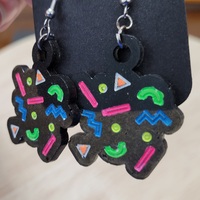Retro Neon Earrings - Thumbnail 2