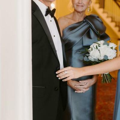 Elegant sheath one shoulder mother of the bride/groom dress evening formal prom dress