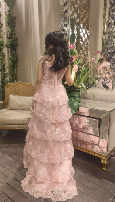 Gorgeous Off The Shoulder Long Split Corset Prom Dress with Sequin