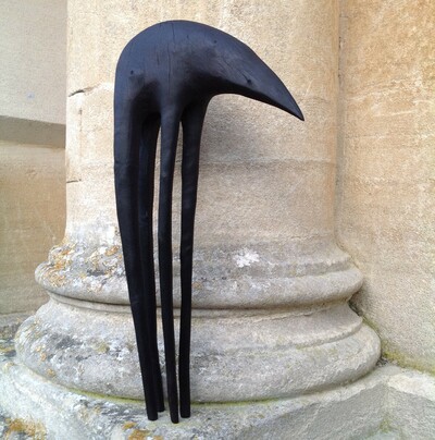 Wooden creatures "CrowHorse III" by TACH POLLARD