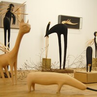 Wooden creatures "CrowHorse III" by TACH POLLARD - Thumbnail 3