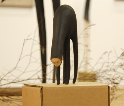 Wooden creatures "HILLS" by TACH POLLARD