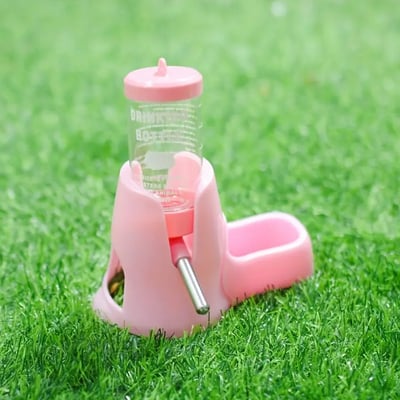 Leak-proof automatic hamster feeder & water dispenser