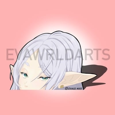 Frieren peeker sticker
